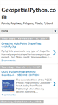Mobile Screenshot of geospatialpython.com